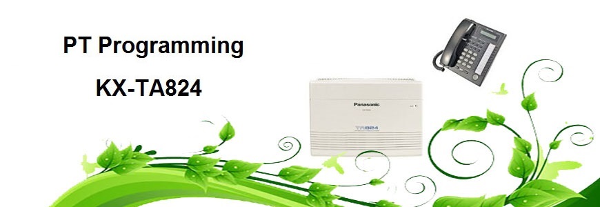 pt programming kx ta824 تنظیمات برنامه ریزی سانترال پاناسونیک KX-TES824 KX-TEM824