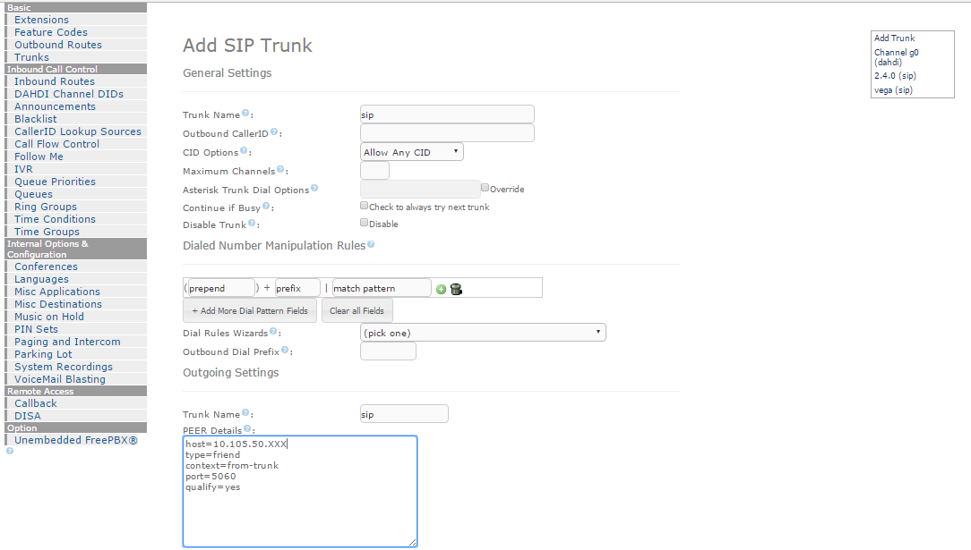 sip trunk الستیکس سیپ ترانک ایزابل