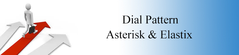 الگوی تماس خروجی asterisk dial pattern