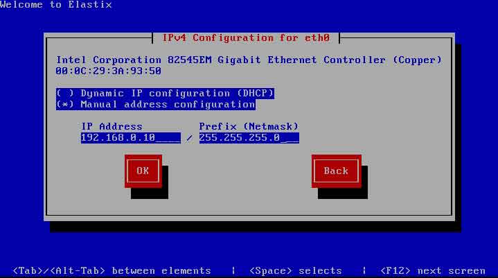 تنظیمات ip و subnet mask سرور voip تنظیمات ip و subnet mask سرور voip