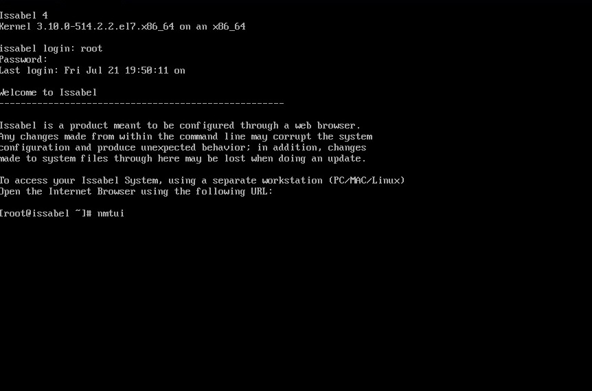 تنظیمات گیتوی و dns سرور voip issabel network