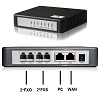 گیت وی نیوراک Newrock HX422E مبدل با 2 پورت FXO و 2 پورت FXS